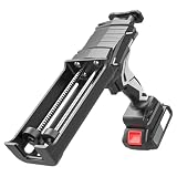 Pistola Per Calafataggio Elettrica, Pistola Per Calafataggio a Batteria, Con Batteria Al Litio Da 2,0 Ah, Luce LED, 6 Velocità Regolabili, Funzione Cruise Control, Display Batteria, Per Calafataggio