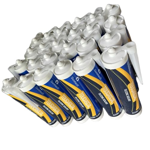 Box of 24 Toughseal 300ml Silicone Sealant Clear