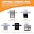 KEESHA G533-2200-W1 Stainless Steel Cooking Grates Replacement Emitter for Charbroil Tru-Infrared 3-Burner Grill 463242515 463367016 463242516 466242515 466242615 463243016 463367516 466242516