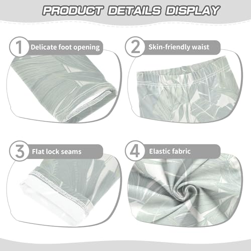 Nature Tree Girls Leggings,Workout Leggings for Girls Toddler Athletic Leggings Size for 3-10T3