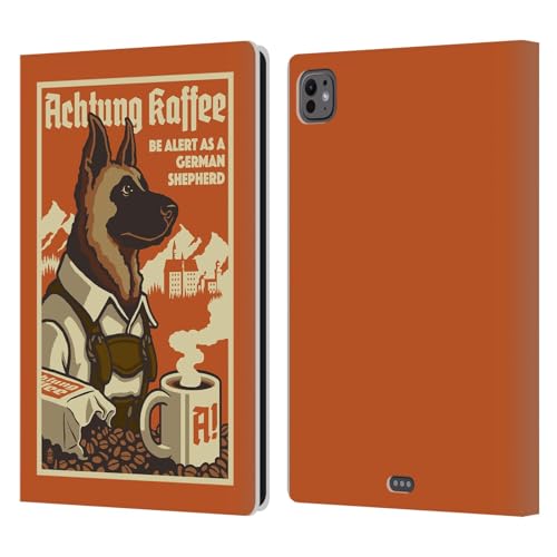 Coque iPad Pro 11 M4 2024 étui portefeuille cuir Lantern Press