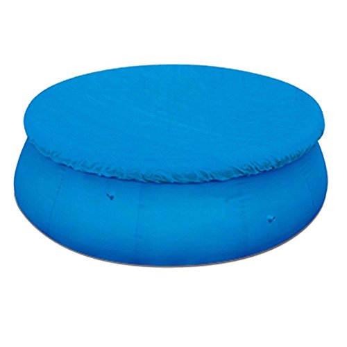 FiNeWaY New Round Fast Set Prompt Swimming Paddling Pool Cover Sheet Debris- Durable Material (8FT FAST POOL COVER)