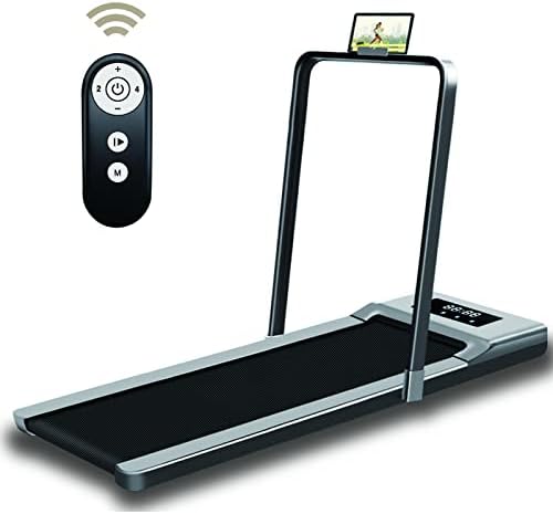 AJUMKER Folding Treadmill 16KM/H,12KM/H Electric Hydraulic Treadmill Folding Motorized Running Machine Adjustable Incline and 2HP Motor,LED Display for Home Office Fitness