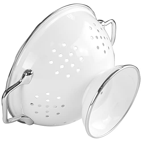 Calypso Basics By Reston Lloyd Powder Coated Enameled Colander, 1 Quart, White #TOP1
