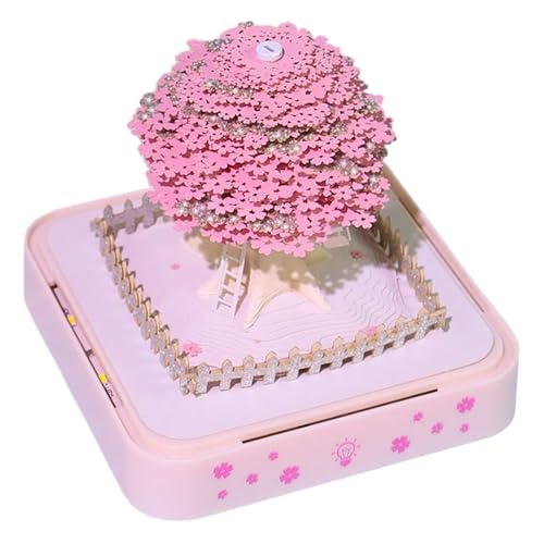 2026 Kalender | 2026 Träd 3D Anteckningsblock Kalender - Anteckningsblock Heminredning För Skola Kontor Konferensrum | för Bordsdekoration Avsedd för Kontor Klassrum Sovrum Vardagsrum Konferensrum Sko