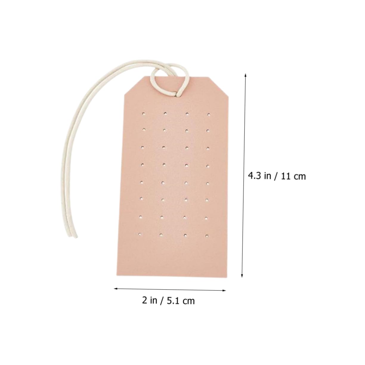 TOVINANNA 2Pcs Stylish Hanging Earring Organizer Durable PU Wall Holder for Pierced Earrings Display Rack for Home and Shop Use Convenient and Elegant Design