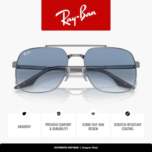 Image of Ray-Ban RB3699 Square Sunglasses for Men for Women