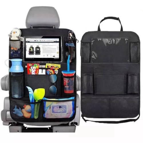 Organizador de Carro para Banco Traseiro com 10 Bolsos – Ideal para Bebê, Crianças e Viagens – Armazena Brinquedos, Mamadeiras, Lenços e Mais