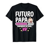 Photo Gallery futuro papà 2025 loading regali divertente per papa padre maglietta Photo Gallery futuro papà 2025 loading regali divertente per papa padre maglietta