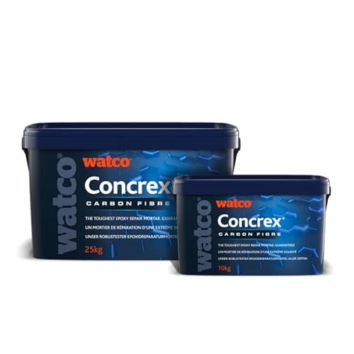 Concrex® Carbon Fibre, mortier de réparation à base de résine époxy, de céramique et de particules de fibres de carbone (5 kg) Cover