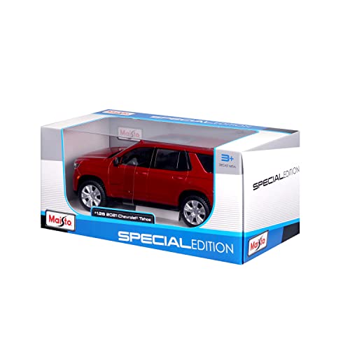 Maisto Chevy Tahoe 1:24 Rojo Vehículo de Plástico para Niños miniatura 5