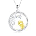 Collar con colgante de árbol de la vida, para madre e hijo, collar con colgante de corazón, regalo para mamá, abuela, cumpleaños, día de la madre, aniversario