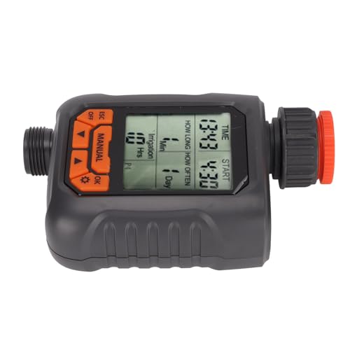 Minuterie d'arrosage programmable avec contrôleur d'irrigation numérique LCD étanche IP65 - 2