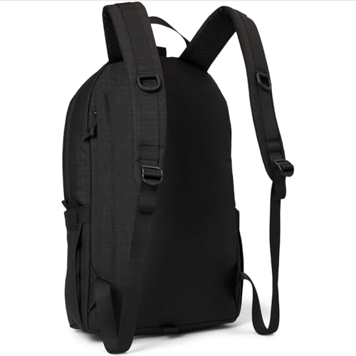 Image of Topo Designs Daypack Classic Backpack - Daily Carry Pack Designed in Denver, Functional Travel Bag, Recycled Nylon, 2 Padded Laptop Sleeves, 21L (Black /Black /Black)