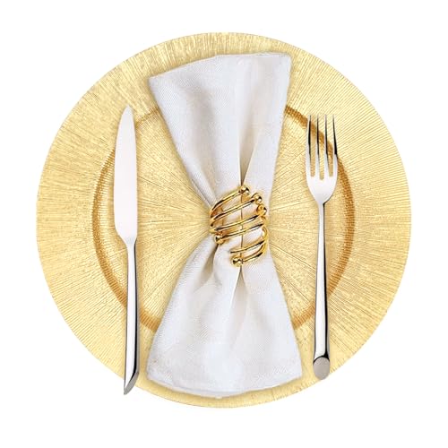 Set de 50 platos redondos reutilizables 13 pulgadas miniatura 5