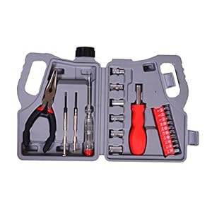 Visko YT1036 22 Pcs Oil Can Shape Mini tool Set (Grey, 22-Pieces), Small