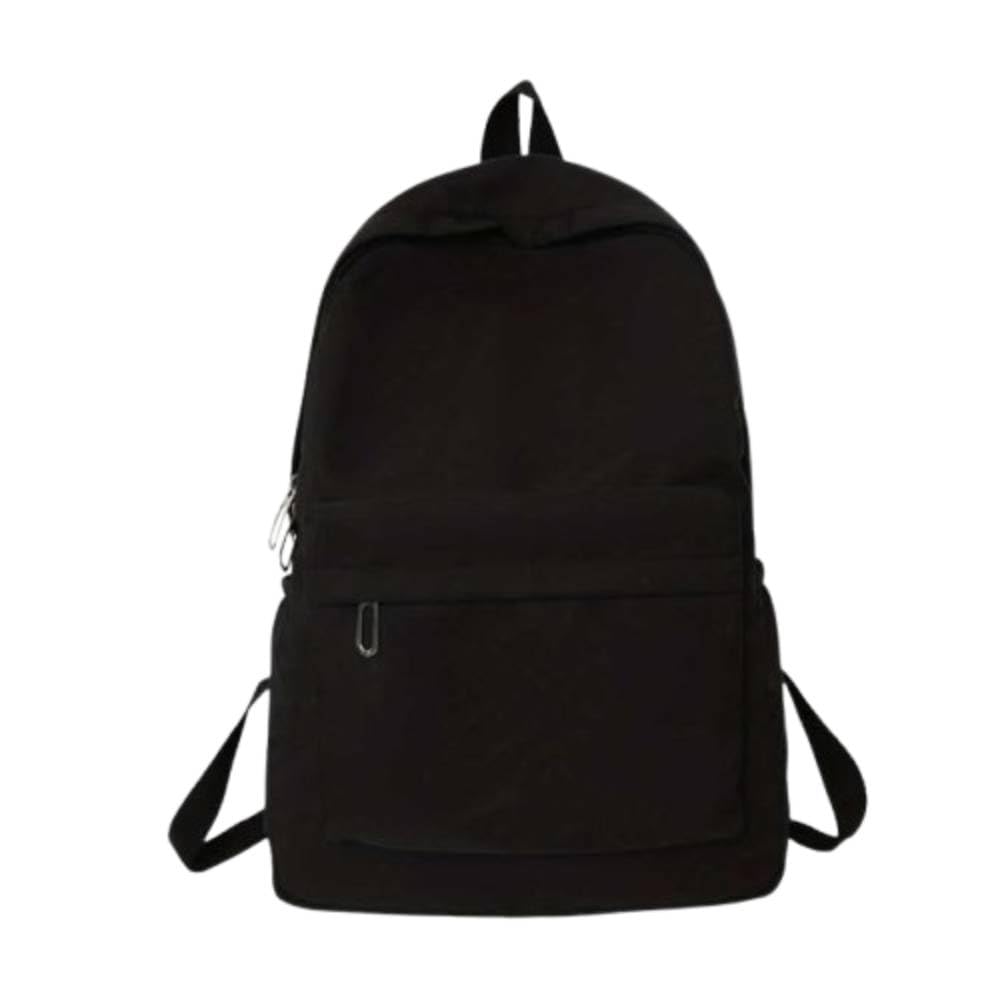 hito Preppy Style Backpack Casual Nylon School Bag Solid Travel Bookbag-picture-29