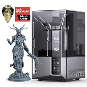 ELEGOO Mars 5 Ultra 7″ 9K MSLA Resin 3D Printer with Intelligent Mechanical Sensor, 150mm/h Fast Speed, AI Camera, Wi-Fi Cluster Printing, Auto-Leveling, Printing Size of 6.04 x 3.06 x 6.49 inch