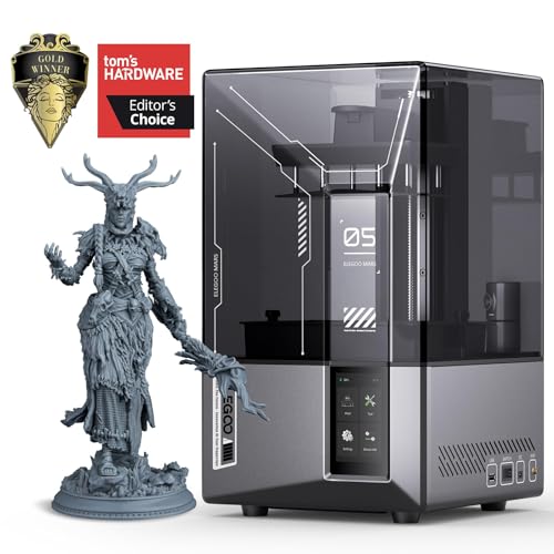 ELEGOO Mars 5 Ultra 7' 9K MSLA Resin 3D Printer with Intelligent Mechanical Sensor, 150mm/h Fast...