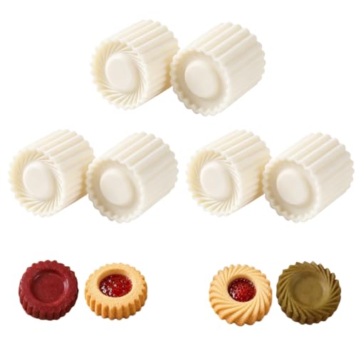 Image of Creative Double-Ended Pastry Mold, 2-in-1 Double-Sided Pastry Mold (6-PCS-White)