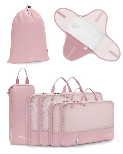 Personal Item Bag with 7 Set Packing Cubes– Carry-On Underseat Bag with Wet Pocket, Shoe Compartment, Compression Organizers for Business, Overnight, Weekend Trip2