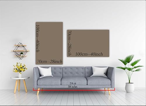 Impression sur toile plante 80x120cm sans cadre WODJEM