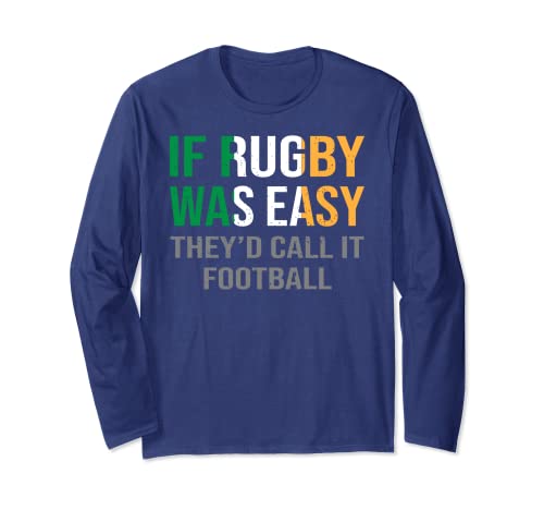 Irish Funny Rugby Tshirt | Ireland Rugby | St Patrick Rugby Maglia a Manica