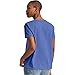 Hanes Comfortblend Essentials Oversized T-Shirt Pack, Cotton Tee for Women, Relaxed Fit, 3-Pack, Deep Forte Blue
