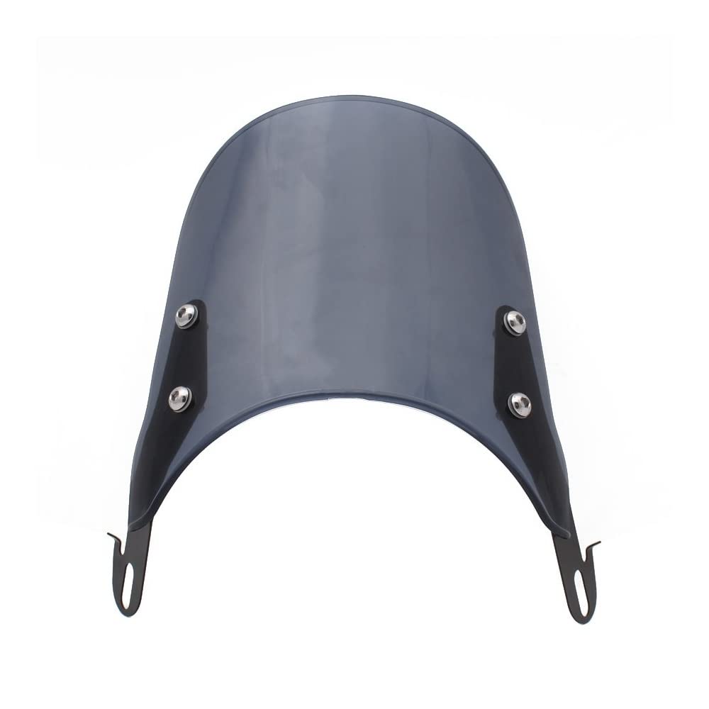 Parabrezza Motocicletta Deflettore Antivento Cupolino Anteriore Per Moto Per Accessori Per Moto Cafe Racer Parabrezza Per Faro 7 Pollici/16,5~18 Cm Per Ho&nda - copertina