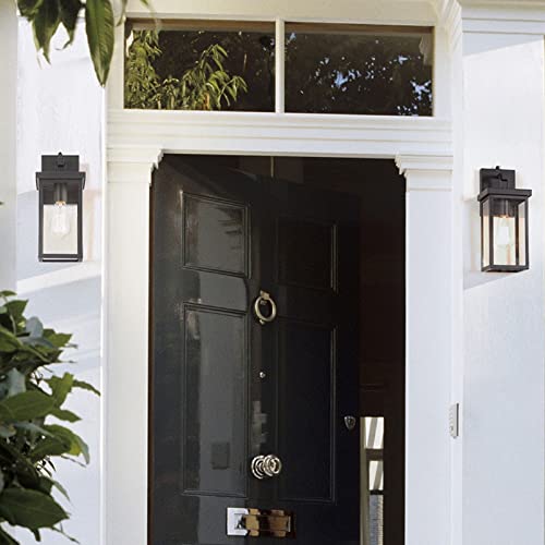 Kawoti 2 Pack Outdoor Wall Lantern Exterior Wall Light With Dusk To Dawn Sensor Outdoor Photo Sensor Light For Entryway Garage Front Door #TOP3