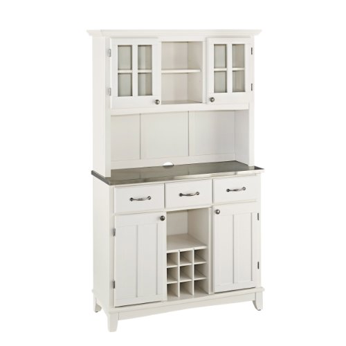 homestyles Server sideboards-buffets-credenzas, Hutch, Off White