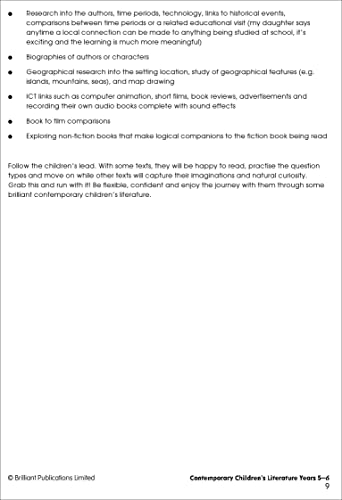 Developing Reading Comprehension Skills Years 5-6: Contemporary Children's Literature - Image 3