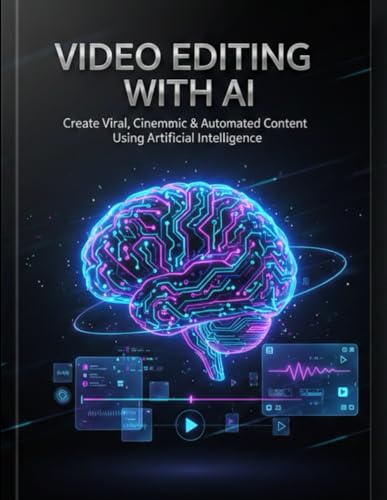 Video Editing with AI: The Ultimate Beginner to Pro Guide: Create Viral YouTube Videos, Reels & Short Films Using Artificial Intelligence Tools, Automation & Cinematic Editing Techniques