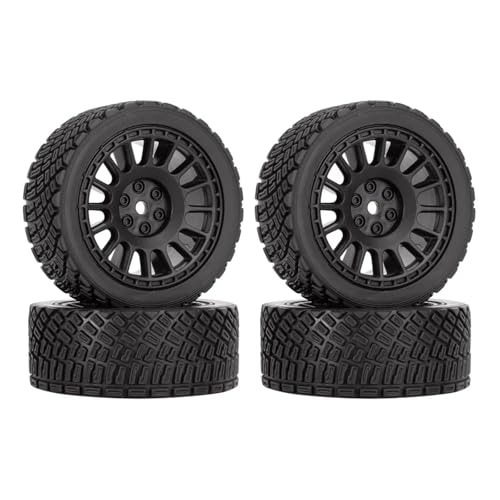 RC��������̎� For Rolly XV02 For TT01 LCPTG FW06 1/10 4�� 12mm�Z�p 68mm RC�J�[�p �S���^�C�� �z�C�[������ �����[�g�R���g���[���A�N�Z�T���[(Black)