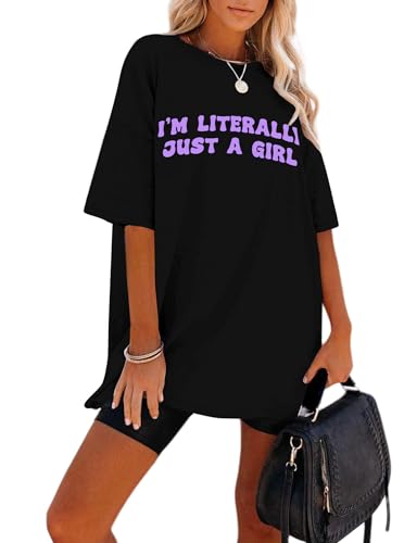 Image of Remidoo Oversized Graphic Tshirts for Women Casual Loose Fit Short Sleeve Tee