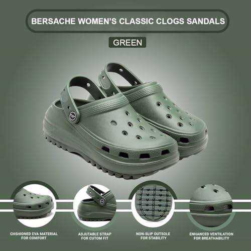 Image of BERSACHE Extra Soft Classic Casual with Back Strap Regular wear with Ultra Soft & Flexibility Technology Slipper for Women's /Girl's