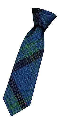 Cravate en laine Matheson Hunting Tartan authentique fabriquée en Écosse pour garçon