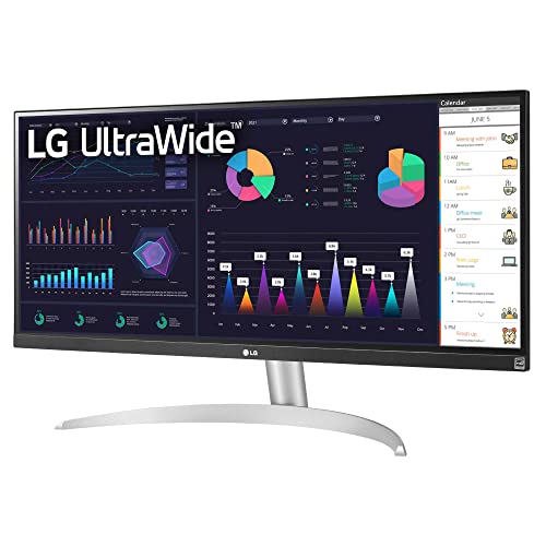 LG UltraWide 29 inch (73 cm) IPS FHD, 2560x1080 Pixels, Color Calibrated, 100Hz, 7W x 2 Inbuilt Speaker, USB-C, Display Port, HDMI, White... - Image 5