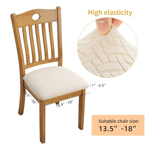 Capas elásticas para cadeiras de jantar, capas para assento de cadeira, almofada de assento lavável,