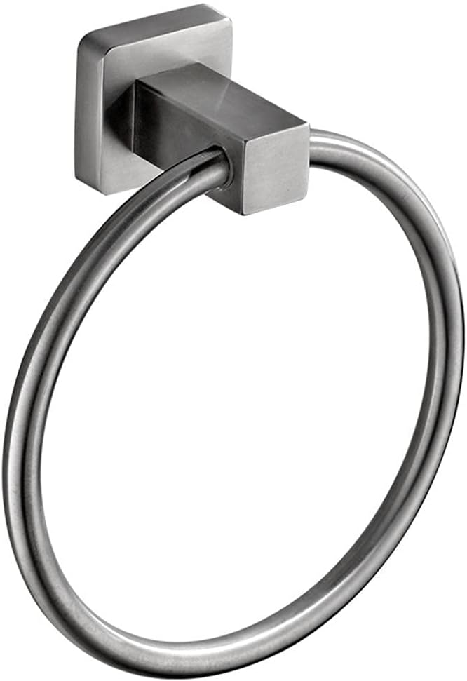 304 Towel Ring Toilet Wiping Small Towel Rack Creative Anti-Corrosion Anti-Rust Anti-Japanese Often Scrape Easy Cleaning Stainless Steel Bath Towel Rack Towel Ring