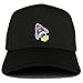 Trendy Apparel Shop Rocket Patch Structured Rocket Cap - Black