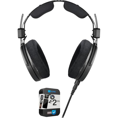 Audio-Technica ATH-R50x Pro Open Back Reference Headphones Bundle with 2 YR CPS Enhanced Protection Pack