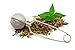 HIC Kitchen Snap Mesh Ball Tea Infusers, 18/8 Stainless Steel, For Loose Leaf Tea and Mulling Spices, Set of 2