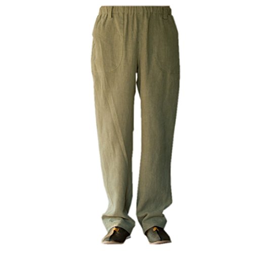 ZanYing Men's Casual Zen Clothing Cotton Linen Pants