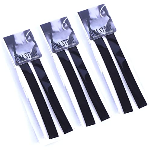 Image of 3 Pairs Bra Strap Replacement Elastic Adjustable Removable Multi Color