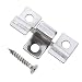 Micro Traders 100Pcs Decking Hidden Spacer Fastener Board Clip, with Self-Tapping Screw Stainless Steel DIY Hardware