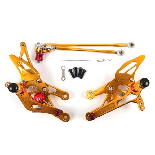 Repose pieds moto pour CBR1000RR 2004-2007 commandes reculées alu - 4