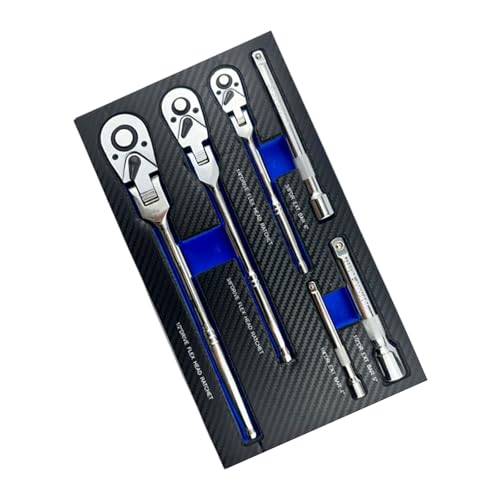 Spanner à cliquet à usage multiple avec tige d'extension pour mécanique - 6