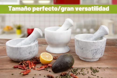 Miniatura 7 de Tianman Palanca De Repuesto De Mármol, 15 Cm De Largo, Pulida, Utiliza El Mortero En Ambos Extremos Mortero No Incluido Mármol Blanco Pulido