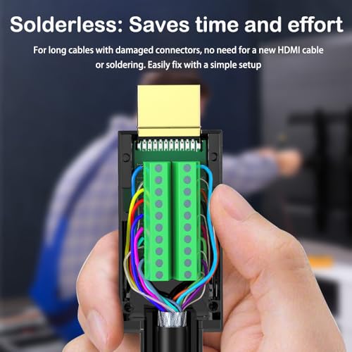 Kit de réparation HDMI pour réparer un câble cassé sans soudure avec carte test